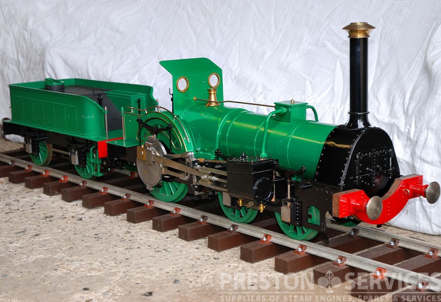 5" Gauge CRAMPTON 4-2-0 Steam Locomotive - PRESTON SERVICES